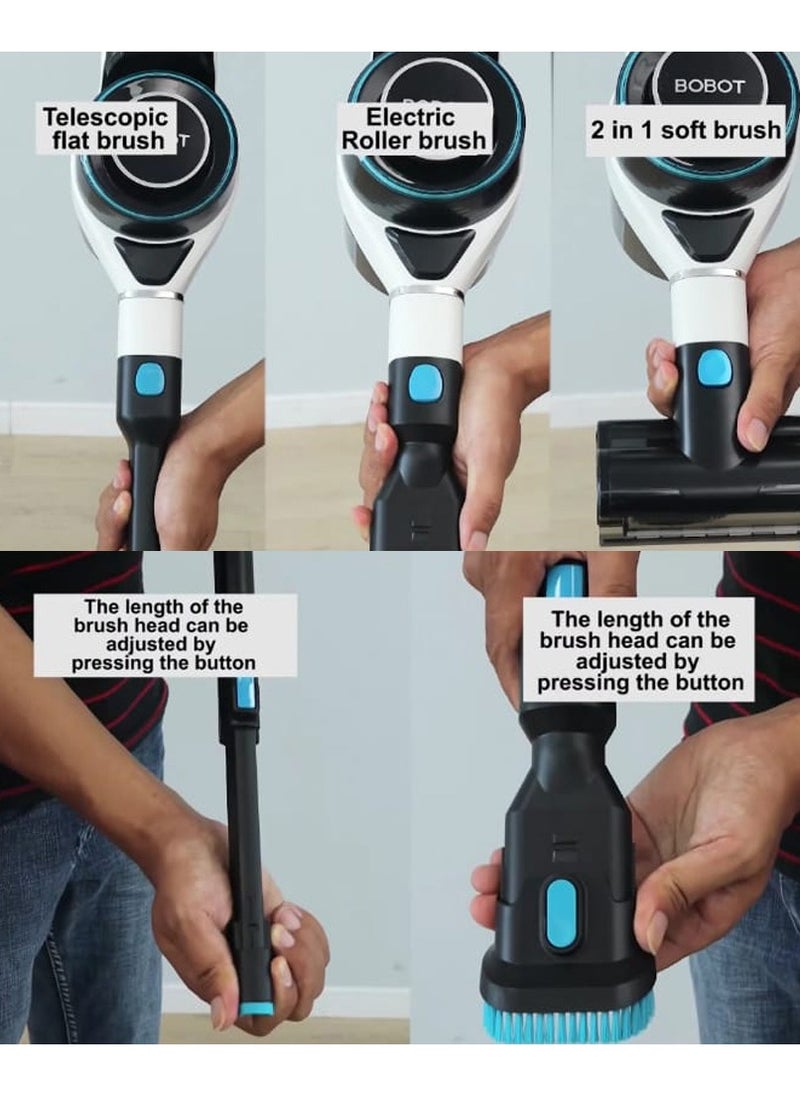 BOBOT - BOBOT Robotic INC Cordless Handheld Vacuum Cleaner, High-Power Suction, Lightweight & Portable, Rechargeable with Long Battery Life, Ideal for Home, Office, Shop and Car - Image 1