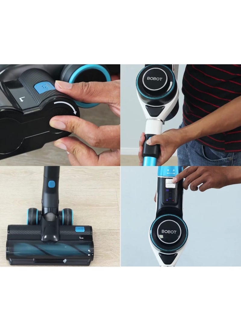 BOBOT - BOBOT Robotic INC Cordless Handheld Vacuum Cleaner, High-Power Suction, Lightweight & Portable, Rechargeable with Long Battery Life, Ideal for Home, Office, Shop and Car - Image 1
