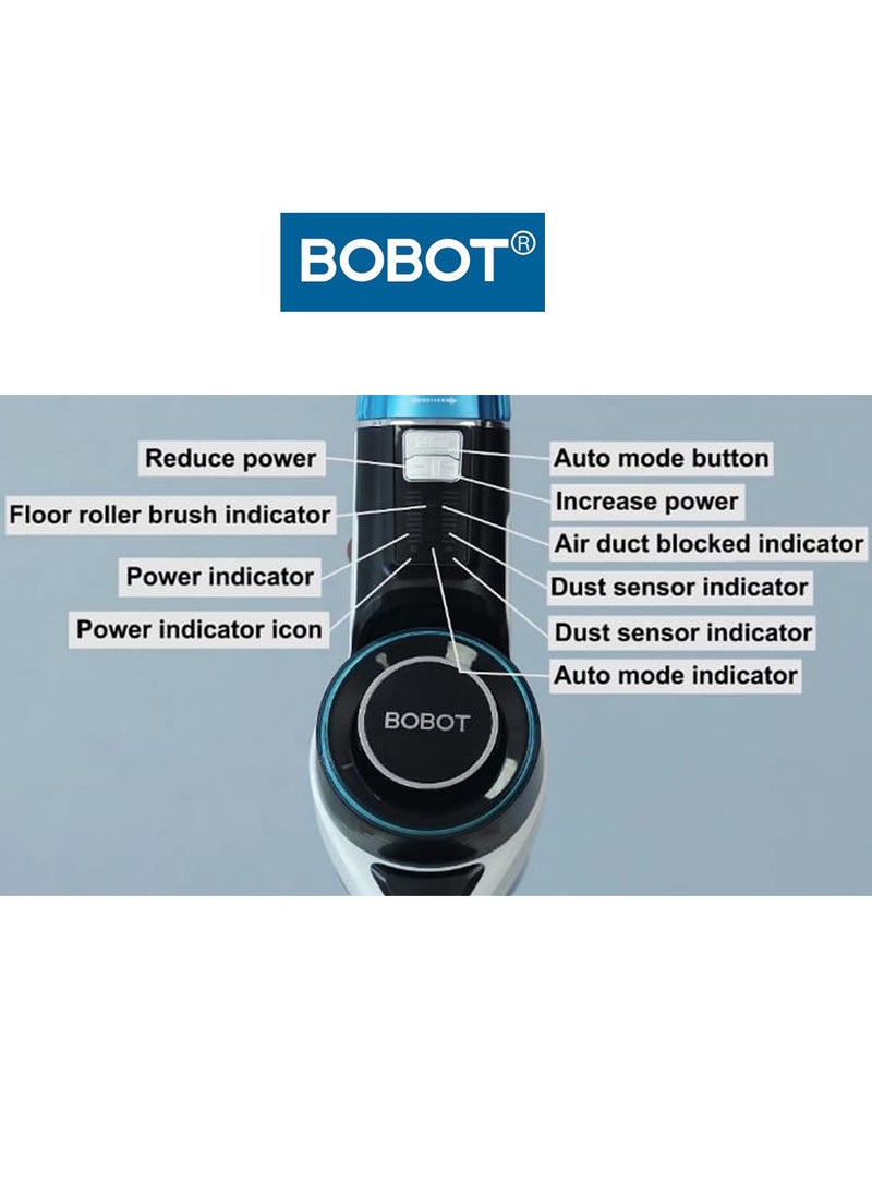 BOBOT - BOBOT Robotic INC Cordless Handheld Vacuum Cleaner, High-Power Suction, Lightweight & Portable, Rechargeable with Long Battery Life, Ideal for Home, Office, Shop and Car - Image 1