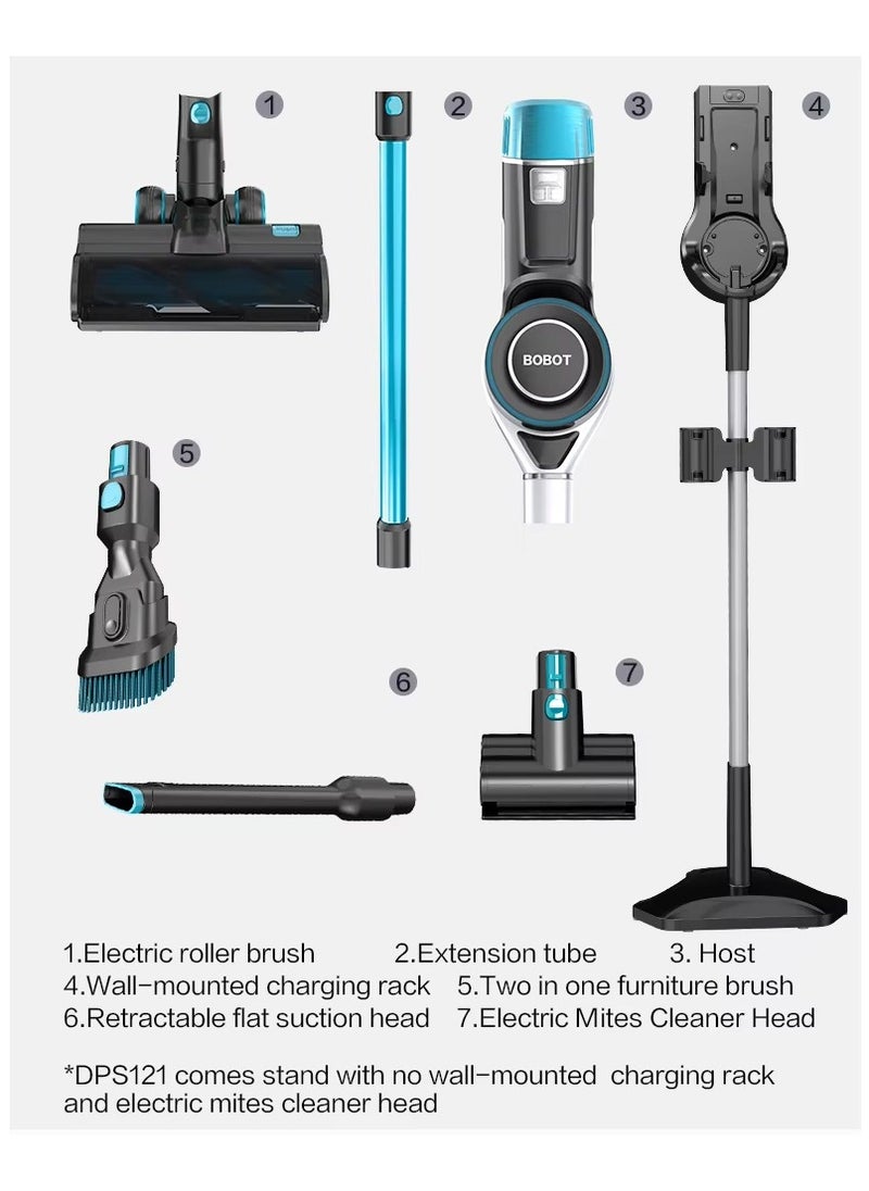 BOBOT - BOBOT Robotic INC Cordless Handheld Vacuum Cleaner, High-Power Suction, Lightweight & Portable, Rechargeable with Long Battery Life, Ideal for Home, Office, Shop and Car - Image 1