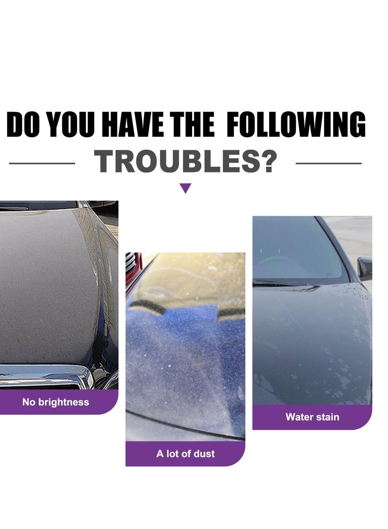 EELHOE Fortify Quick Coat - Ceramic Coating - Car Wax Polish Spray - Waterless Car Wash & Wax - Hydrophobic Top Coat Polish & Polymer Paint Sealant Detail Protection - Image 3