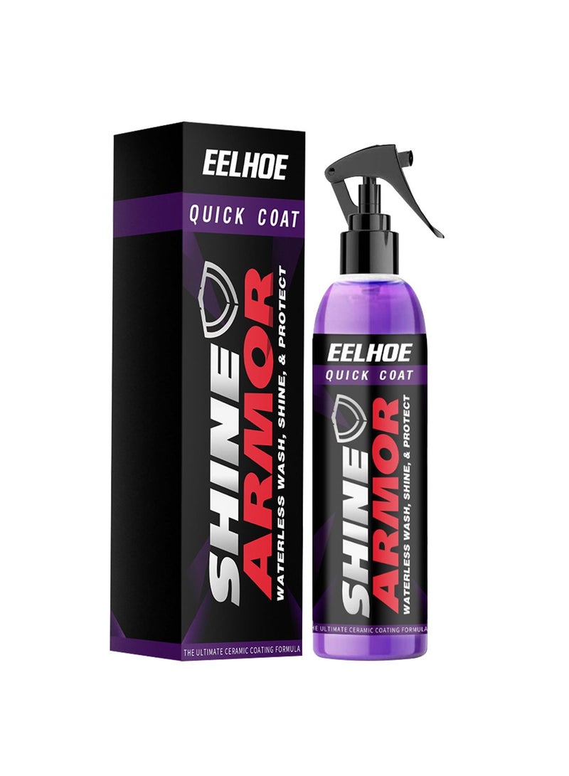 EELHOE Fortify Quick Coat - Ceramic Coating - Car Wax Polish Spray - Waterless Car Wash & Wax - Hydrophobic Top Coat Polish & Polymer Paint Sealant Detail Protection - Image 1