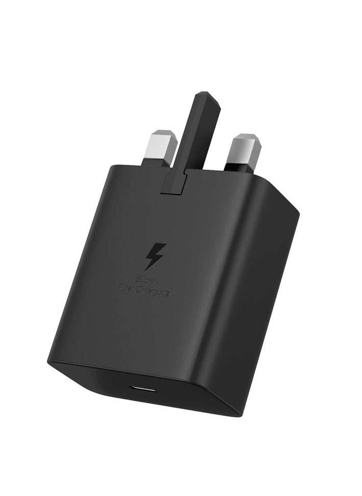 Generic - 45W USB-C Super Fast Charging PD Charger - Compatible with Samsung S24, S23, S22, S21, S20 Ultra, S24+, S23+, S22+, S21+, A 53, A15, A55, A54 - Type-C Power Adapter. - Image 1