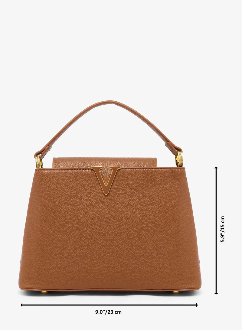 Khizana  Classic Structured Top Handle Satchel for Women | Best Price UAE