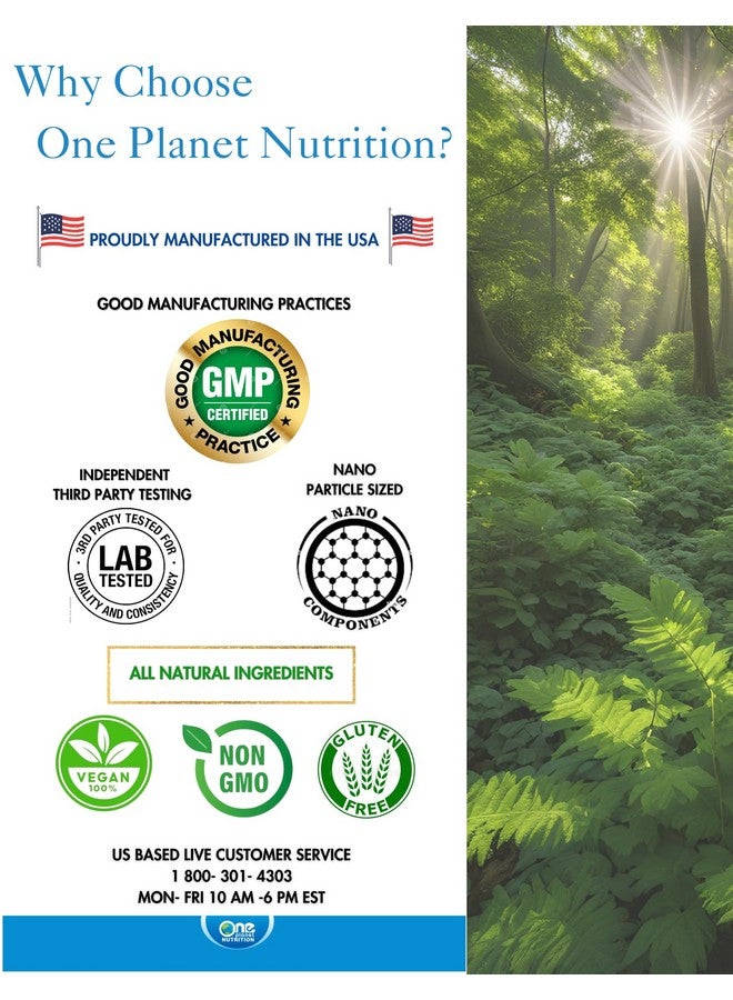 One Planet Nutrition Nano Shilajit 250 mg Veggie Capsules (120 Servings), 40-60% Fulvic Acid, Nano for Enhanced Absorption, Rich in Minerals, Non-GMO, Vegan, Gluten Free - Image 4