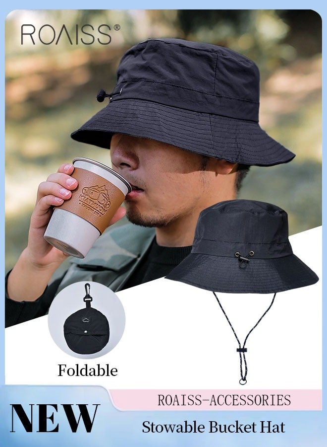 roaiss Sun Hat for Men Women Wide Brim UPF 50+ Fishing & Bucket Hat Waterproof Foldable Beach Sun Hat for Hiking Camping Safari - Image 1