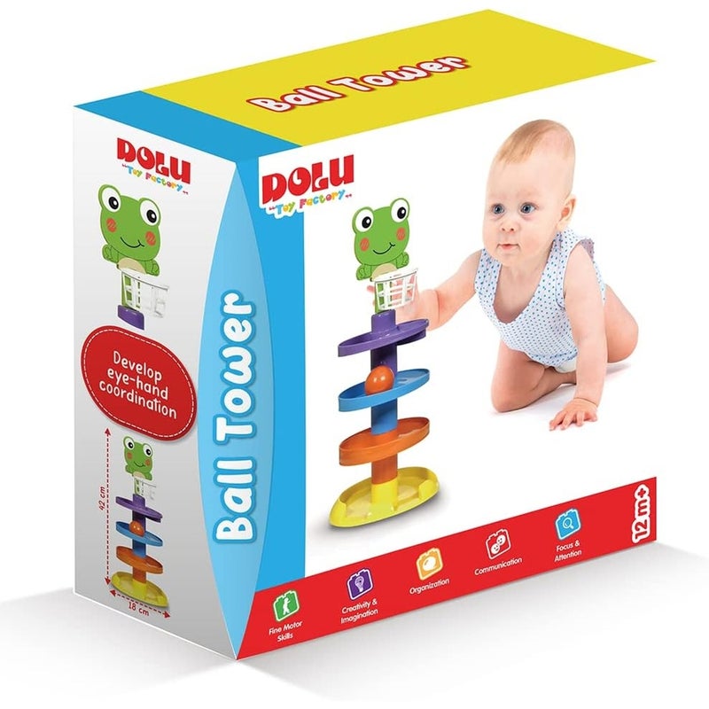 دولو برج الكرة مع باسكت صغير للأطفال - 5087 - Image 1