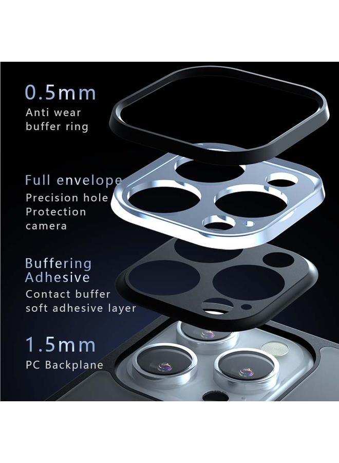 S-TOP Case For iPhone 13 Armor Precise Hole PC Hybrid TPU Phone Case - Image 3
