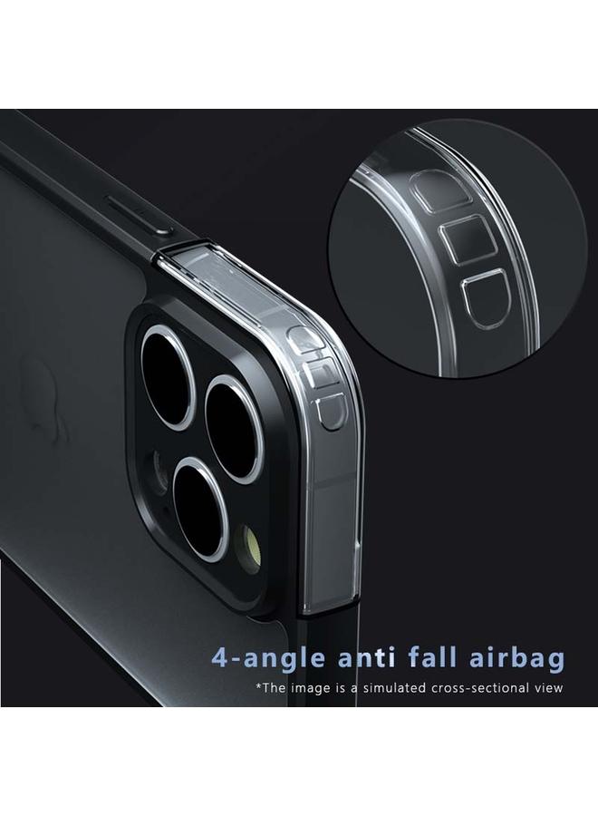 S-TOP Case For iPhone 13 Armor Precise Hole PC Hybrid TPU Phone Case - Image 4