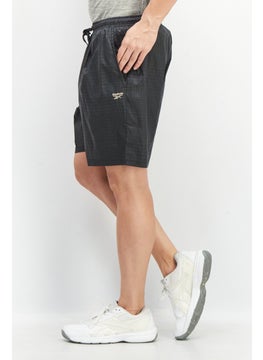 Reebok Men Sportswear Fit Training Short, Black Combo  - Image 3