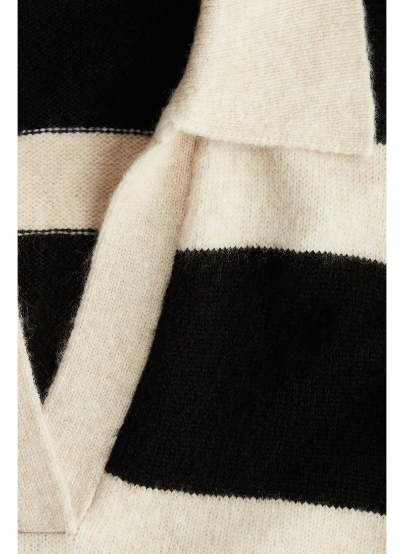 H&M Fine-knit collared jumper