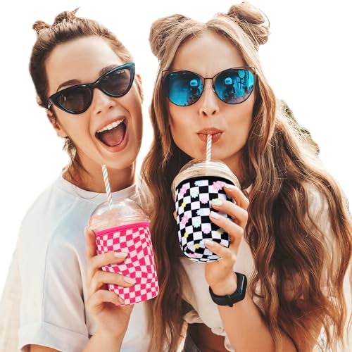 Amintiri 3 Pack Reusable Sleeve for Iced Coffee Cup, Coffee Neoprene Sleeve for Iced&Hot Drinks, Coffee Sleeve Compatible with Starbucks, Dunkin Coffee Cup. (Late Autumn) - Image 5