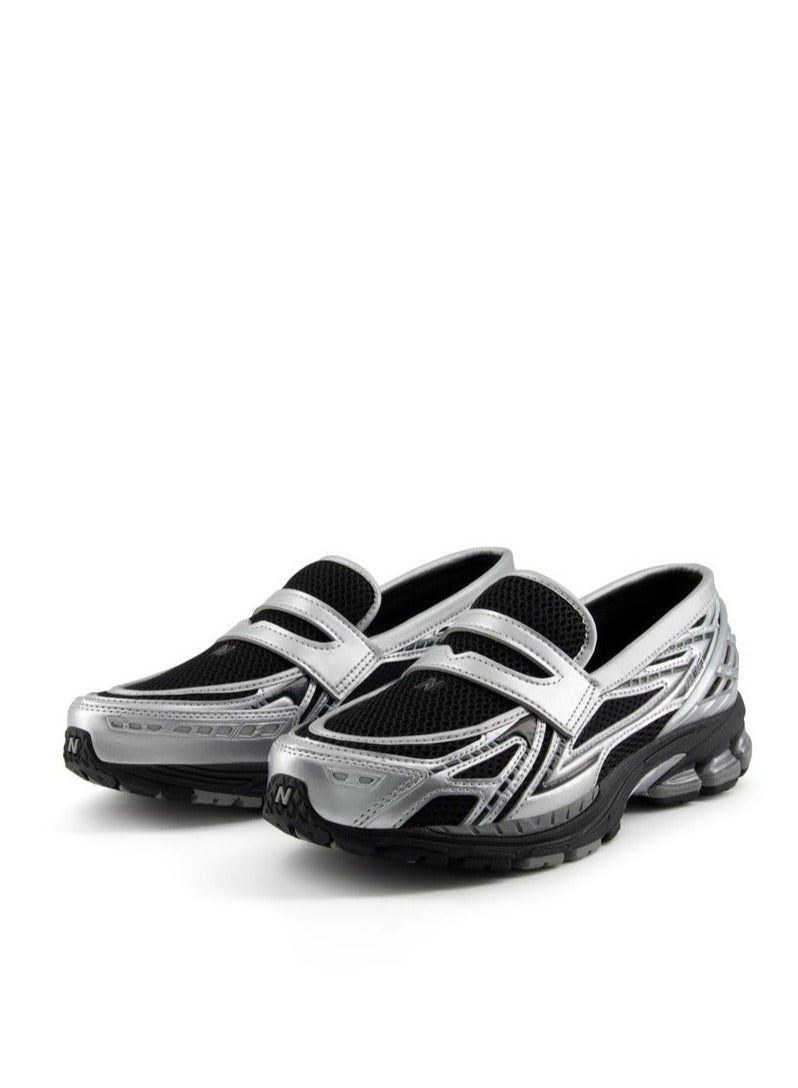 New Balance 1906L Vintage Casual Loafers/Slip-on Athlesiure/Colorblock Sneakers Shoes Silvery/Black For Women/Men/Students  - Image 2