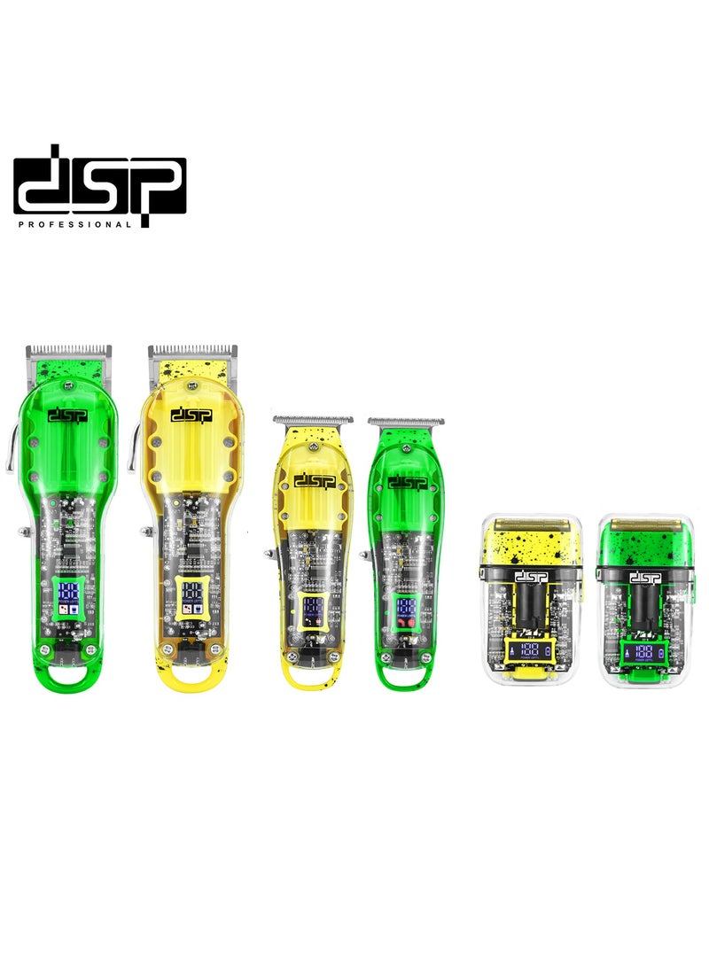 DSP - DSP Professional Hair Clippers for Salon and Personal Use  Adjustable Hair Cutting Machine with Scissors Set - Image 1