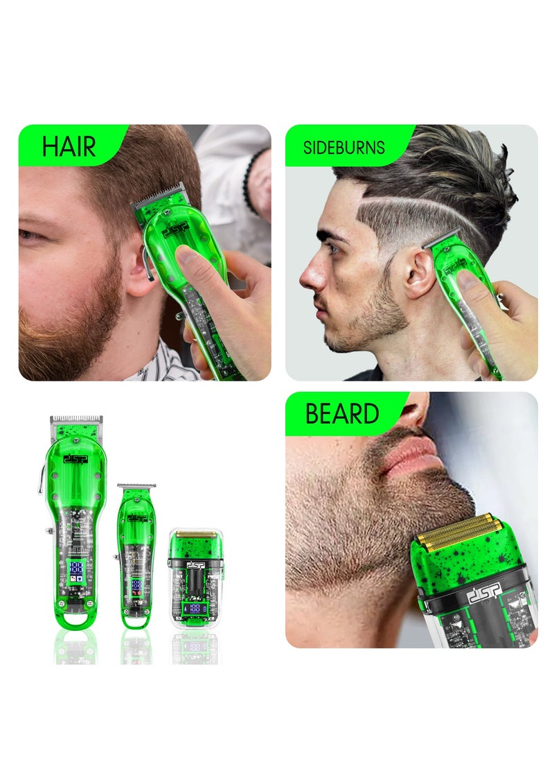 DSP - DSP Professional Hair Clippers for Salon and Personal Use  Adjustable Hair Cutting Machine with Scissors Set - Image 1