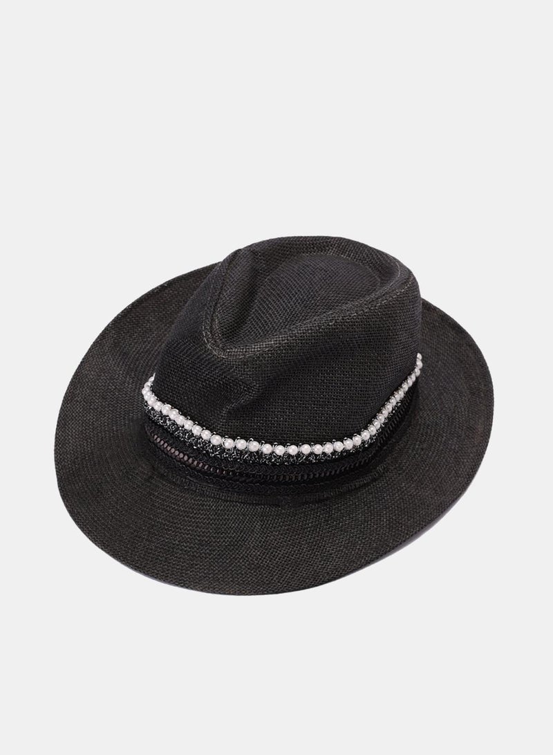 Embellished Beach Hat