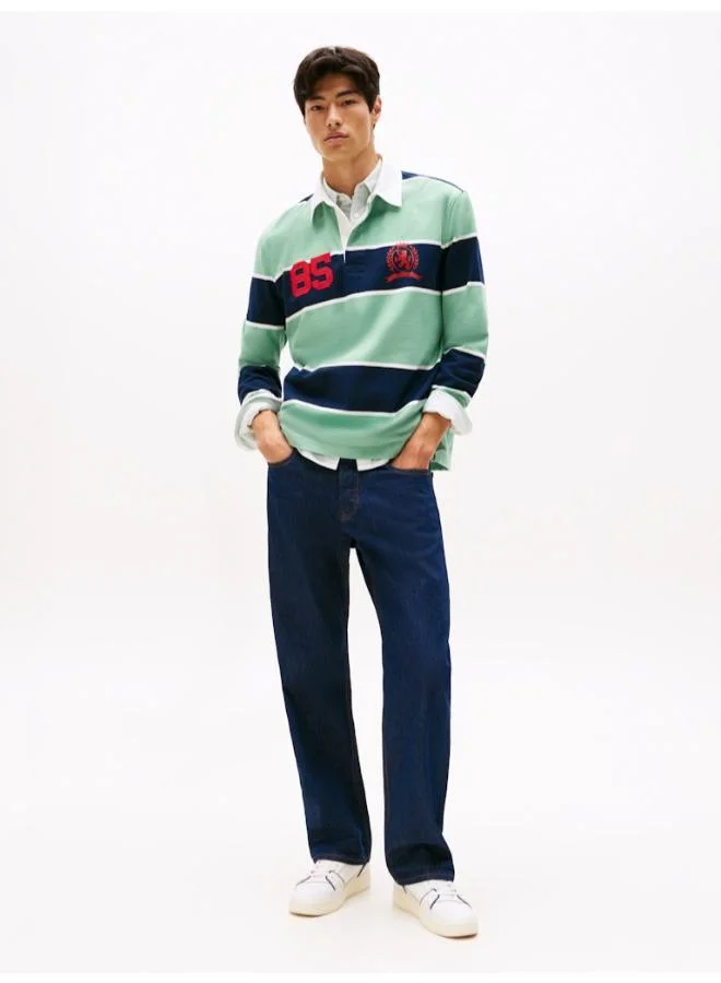 TOMMY JEANS Heritage Relaxed Stripe Rugby Shirt