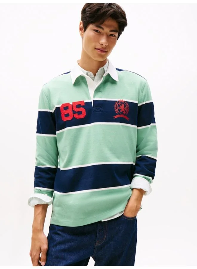 TOMMY JEANS Heritage Relaxed Stripe Rugby Shirt