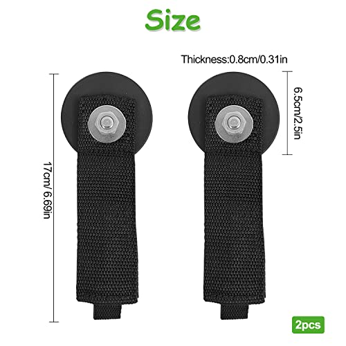 JEEJINYAN® 2 PCS Heavy Duty Magnetic Hooks, Magnetic Garage Hooks, Magnetic Tool Holder, Tool Organization Cord Strap for Cars, Garage, RV, House, Ropes - Image 2