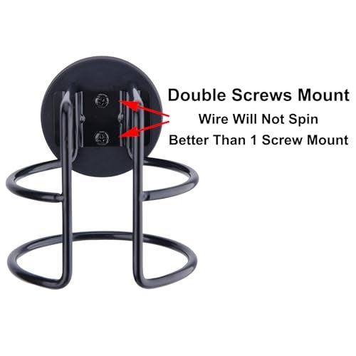 LEKUSHA Magnetic Cup Holder with 2 Screws Mount, Full Covered Bus Tractor Cup Holder, Magnet Drink Holder for Bottle, Black Pack of 1 - Image 4
