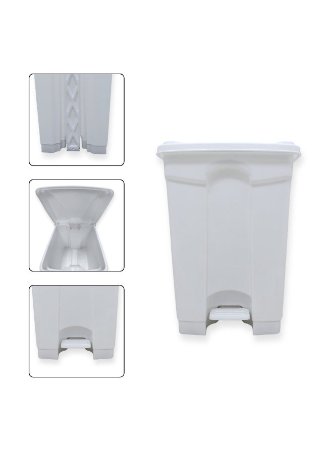 SNH Dustbin | Waste Bin | Trash Bin with Foot Pedal | Garbage Can with Push Lid | Step On Waste Disposal Bin for Kitchen, Bathroom, Office & Outdoor Use | Weather Proof Waste Bin with Secure Lid | Durable Plastic Trash Container | Comes with Extra Hinge Pins - Image 2