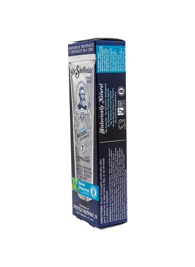 Dr. Sheffield's Dr Sheffield's, Toothpaste Natural Peppermint, 5 Ounce - Image 2