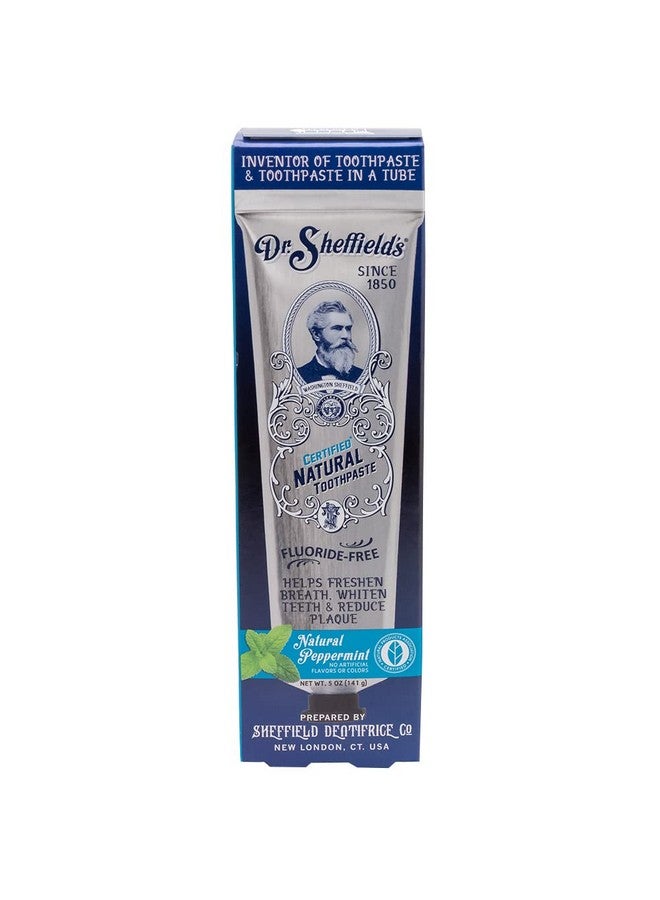 Dr. Sheffield's Dr Sheffield's, Toothpaste Natural Peppermint, 5 Ounce - Image 1