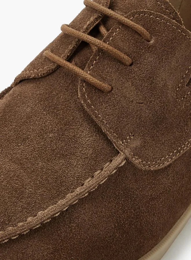 Renzo Ruganni BROWN Men Lace-Up Derby Shoes for Men | Best Price UAE