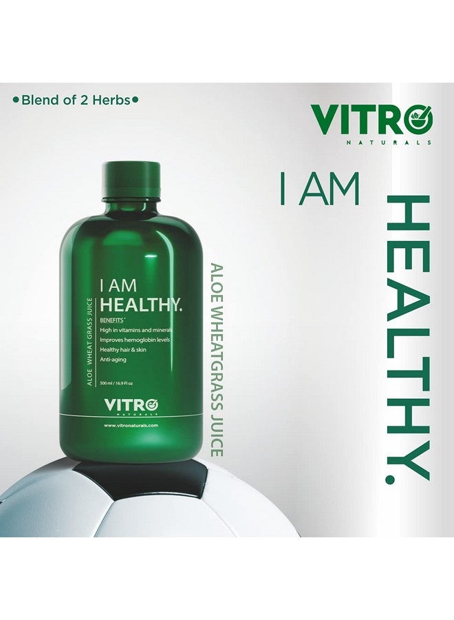 VITRO Aloe Wheat Grass Juice 500Ml | Healthy Weight Maintenance | Digestion Support | Increased Red Blood Cells | Boosted Energy Levels | High In Vitamins - Image 3