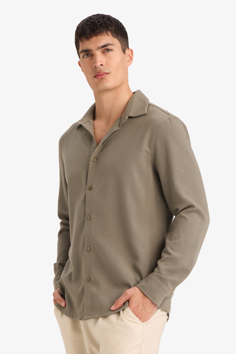 ديفاكتو قميص بولو كم طويل مودرن فيت - Image 3