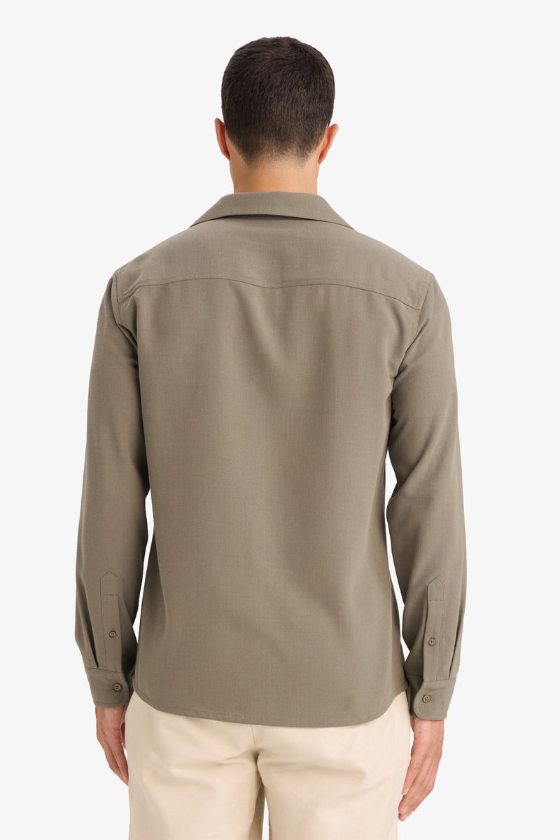 ديفاكتو قميص بولو كم طويل مودرن فيت - Image 5