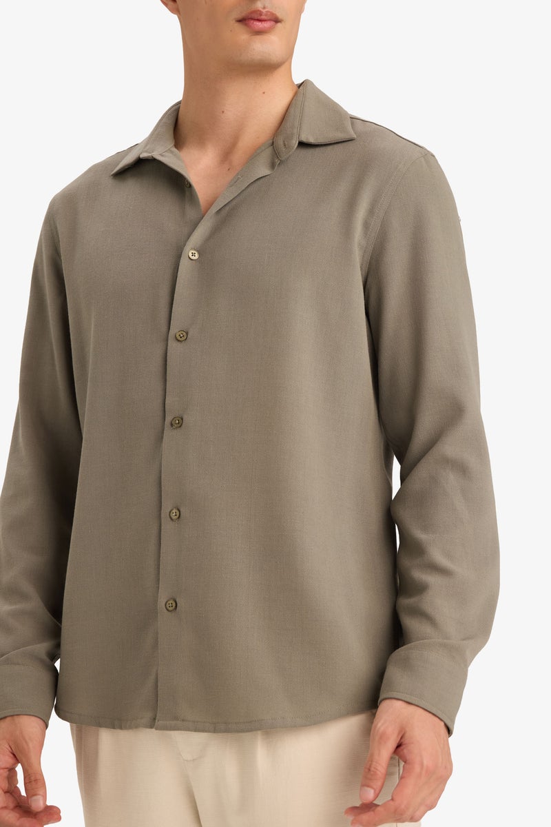 ديفاكتو قميص بولو كم طويل مودرن فيت - Image 4