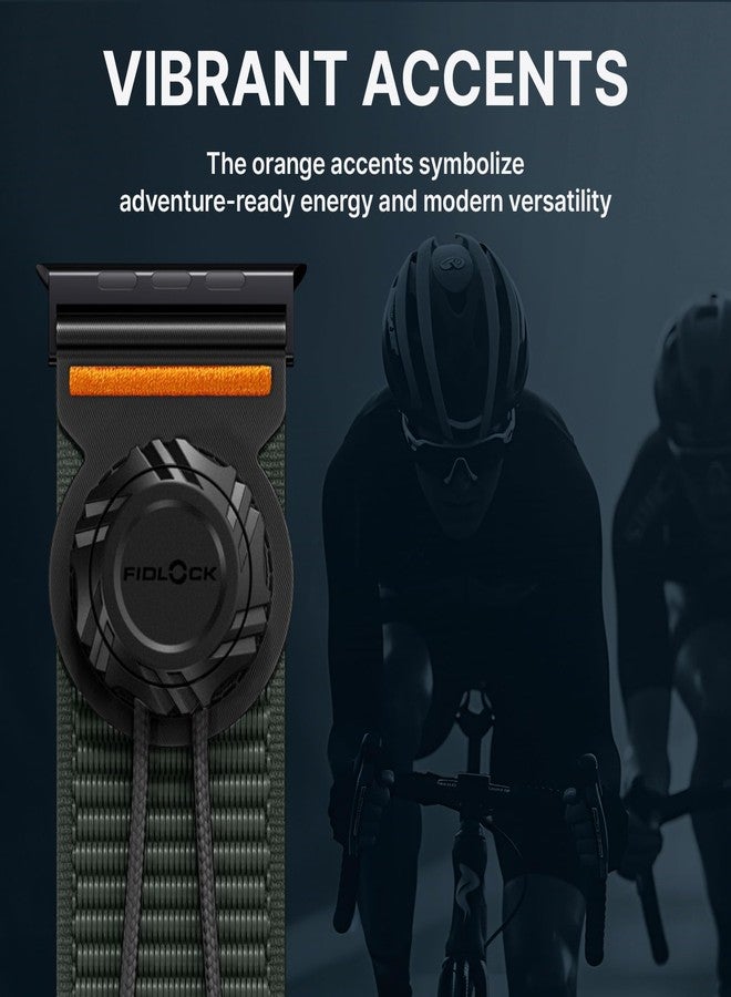 Bandletic Compatible with Apple Watch Series 11 Band, Wide Nylon Sport Strap with Fidlock Magnetic Winch Buckle for iWatch 49mm(Ultra 3/2/1),46mm(11/10),45mm(9/8/7),44mm(SE3/SE2/SE/6/5/4),42mm(3/2/1) - Image 5