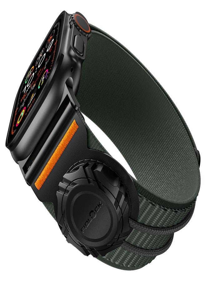 Bandletic Compatible with Apple Watch Series 11 Band, Wide Nylon Sport Strap with Fidlock Magnetic Winch Buckle for iWatch 49mm(Ultra 3/2/1),46mm(11/10),45mm(9/8/7),44mm(SE3/SE2/SE/6/5/4),42mm(3/2/1) - Image 1