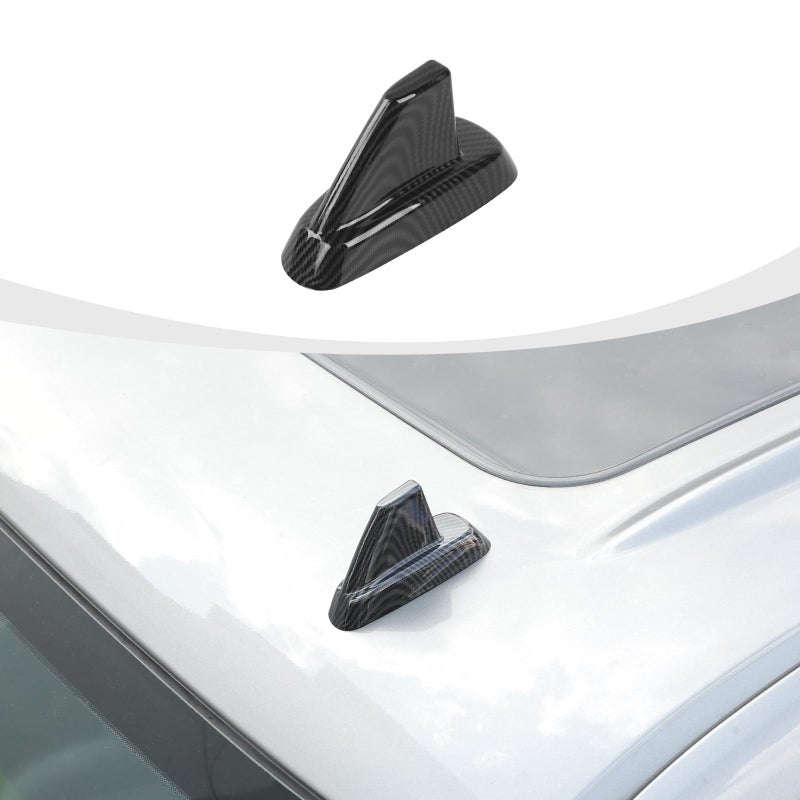 RAZPOY Shark Fin Antenna Base Cover Trim Compatible with Chevy TahoeSuburbanAvalanche GMCYukonGMCSierra 20072013 Carbon Fiber