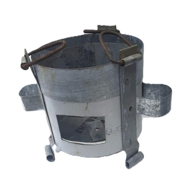 Ab unique Traditional Iron Heavy Duty Angeethi AshtraySigdiSigadiChulhaGriller Heater OvenCoal Charcoal KeeperStove tandoorCamping stoveGriller Oven Cooking with zinc polish pack 0f 1 - Image 3