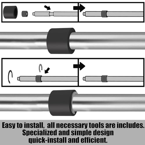 Moalaok 32-Pack Rubber Roller Replacement for Cricut Maker 3/Maker – Complete Maintenance Kit with Anti-Slip Clips, Blades & DIY Repair Accessories - Image 5