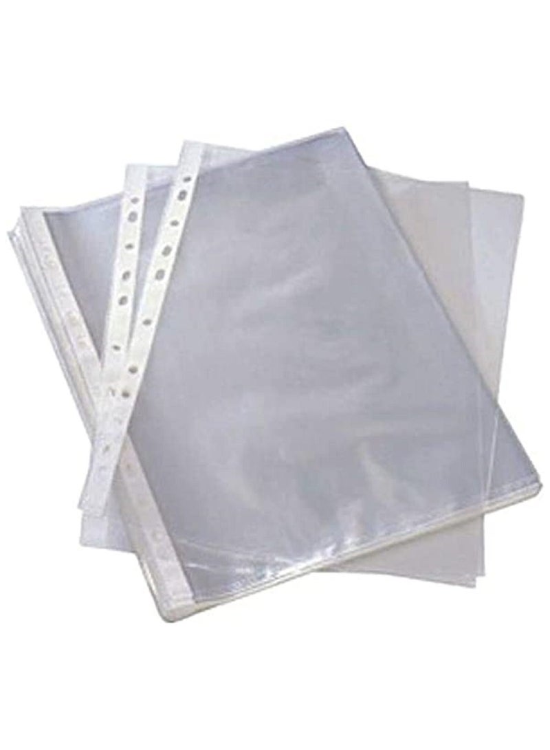 Generic File transparent folder for keeping papers - 100 pieces - A4 60 mic - Image 1