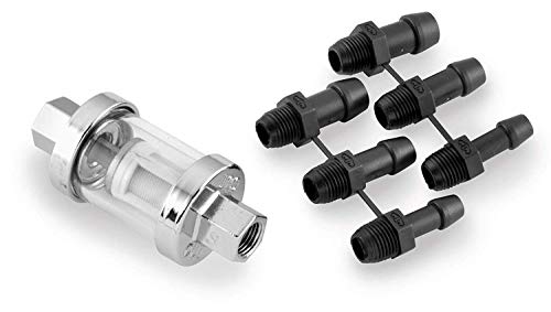 MID TN CYCLES Mid-USA Glass See-Thru Viewable Glass Gas Fuel Filter for 1/4", 5/16, 3/8" Gas Line - Image 3