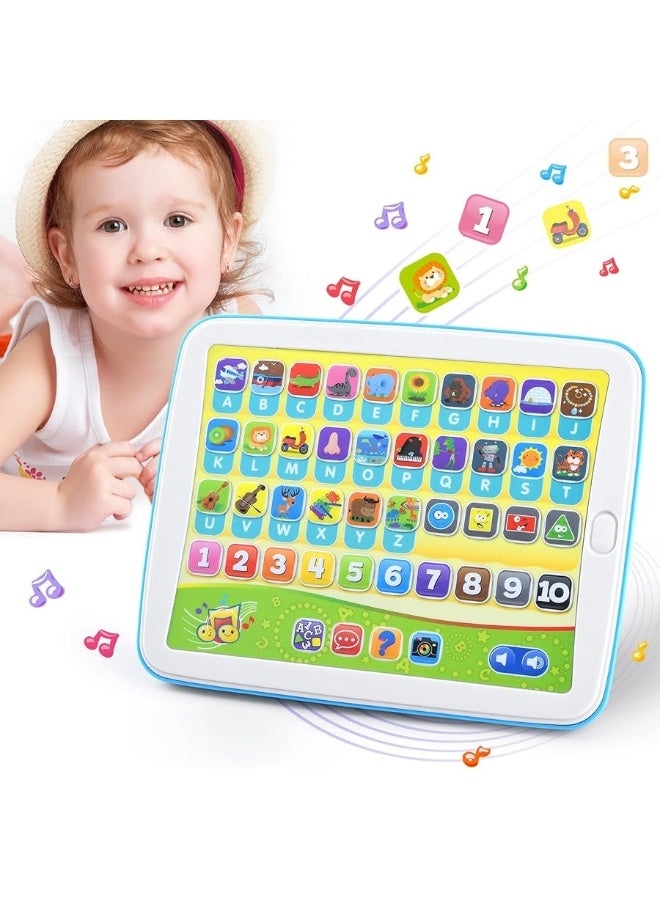 PLAY Bilingual Spanish  English Learning Toys for Toddlers 13 Kids Interactive Learning Tablet Childrens Alphabet ABC  Words  Numbers  Colors Learning Pad Education Toy for Babies 24 Month - Image 2