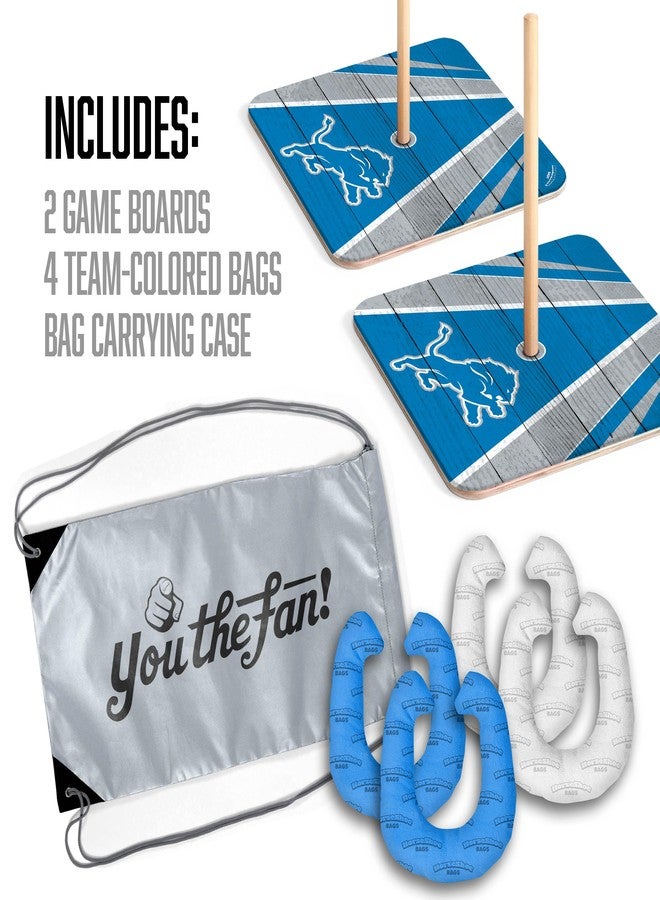 YouTheFan NFL Detroit Lions Horseshoe Bags Game - Image 3