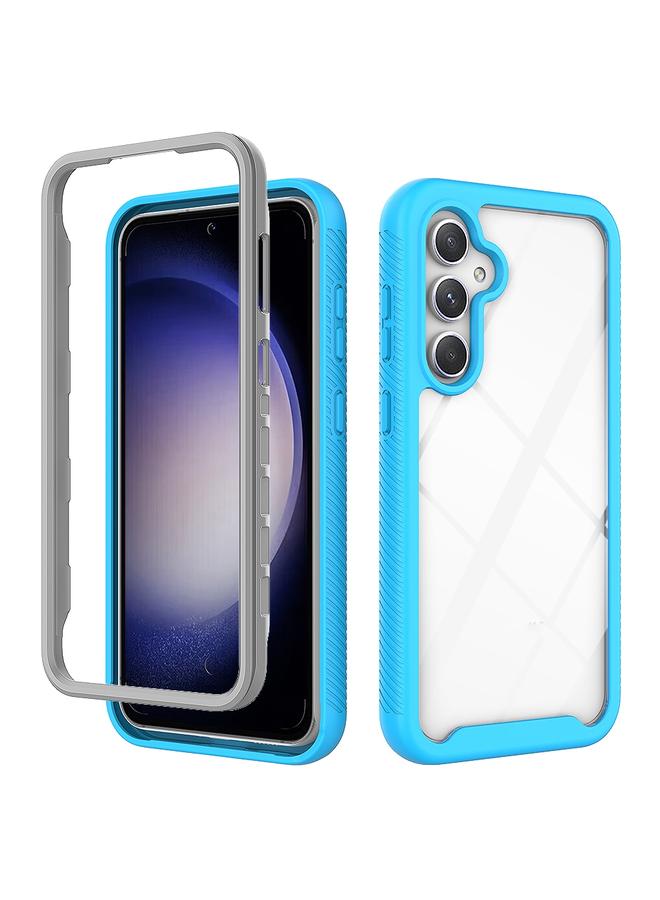 erorex Case For Samsung Galaxy S23 FE 5G Starry Sky Solid Color Shockproof TPU Clear PC Phone Case - Image 1