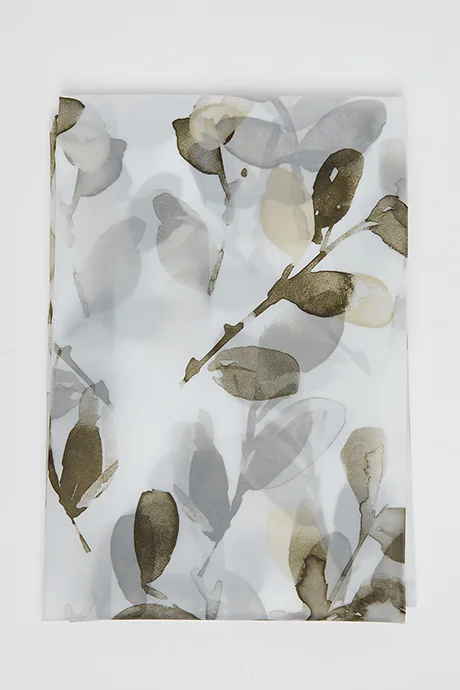 R&B Patterned Shower Curtain
