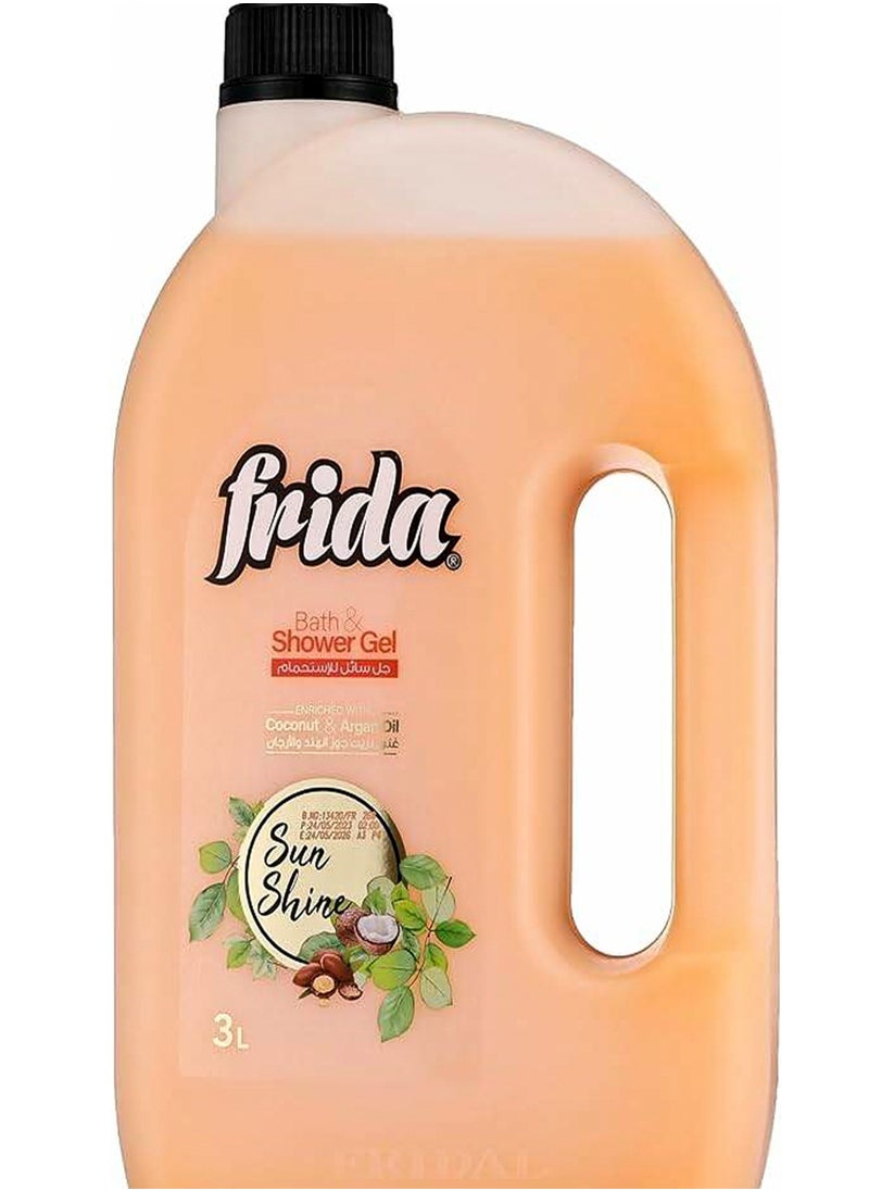Frida Frida Bath & Shower Gel Sun Shine - 3 L + Lofa Multi Color  - Image 2