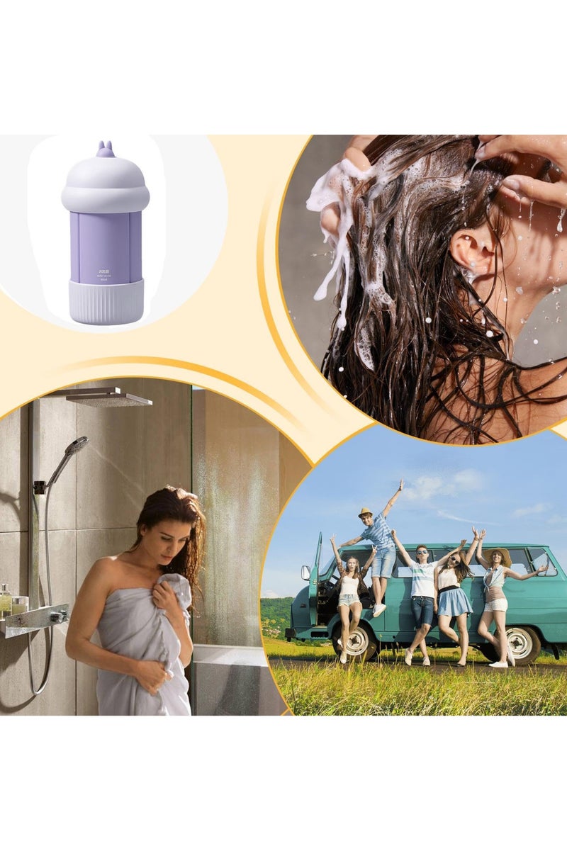 CMGTYYD Travel Toiletry Bottles - 4-in-1 Lotion Shampoo Dispenser,Leak-Proof Airplane Carry-on Size Gel Travel Lotion Shampoo Dispenser For Soap, Skincare - Image 4