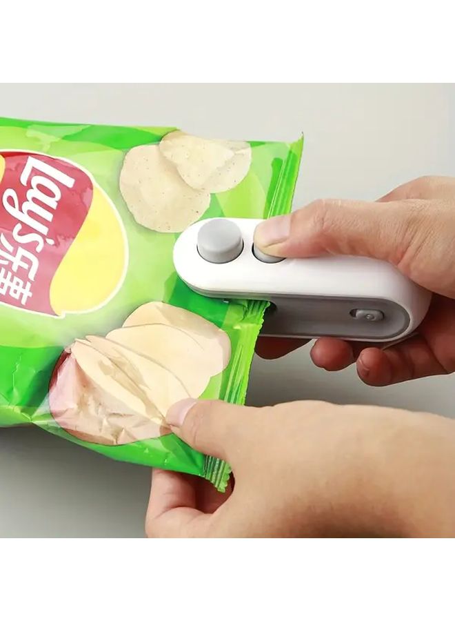 أزرق USB قابل لإعادة الشحن مغناطيسي ختم يدوي آلة ختم أكياس PVC لحفظ طعام طازج - Image 5