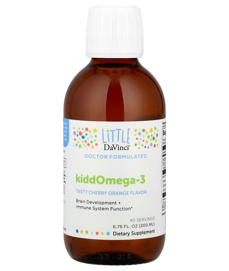 LiTTLE DaVinci KiddOmega-3 Tasty Cherry Orange Flavor 6.76 fl oz (200 ml)