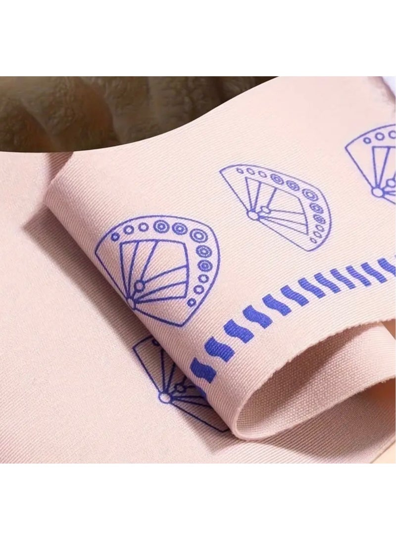 كلين ويف حزام رفع الذقن على شكل حرف V – تنحيف الوجه وتخفيض الذقن مرتين | حزام مريح قابل لإعادة الاستخدام لتشكيل خط الفك للنساء – مضاد للترهل وشد الوجه - لون بيج - Image 3