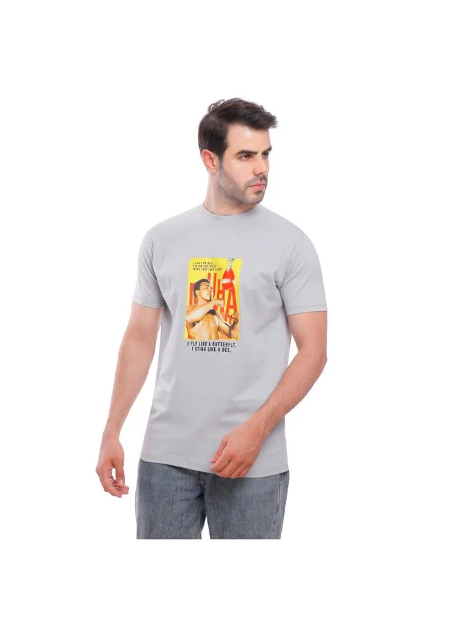 Coup Coup Men Printed Single Jersey T-Shirt 1000767 3XL - Grey