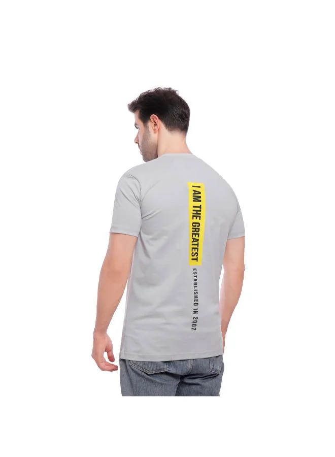 Coup Coup Men Printed Single Jersey T-Shirt 1000767 3XL - Grey